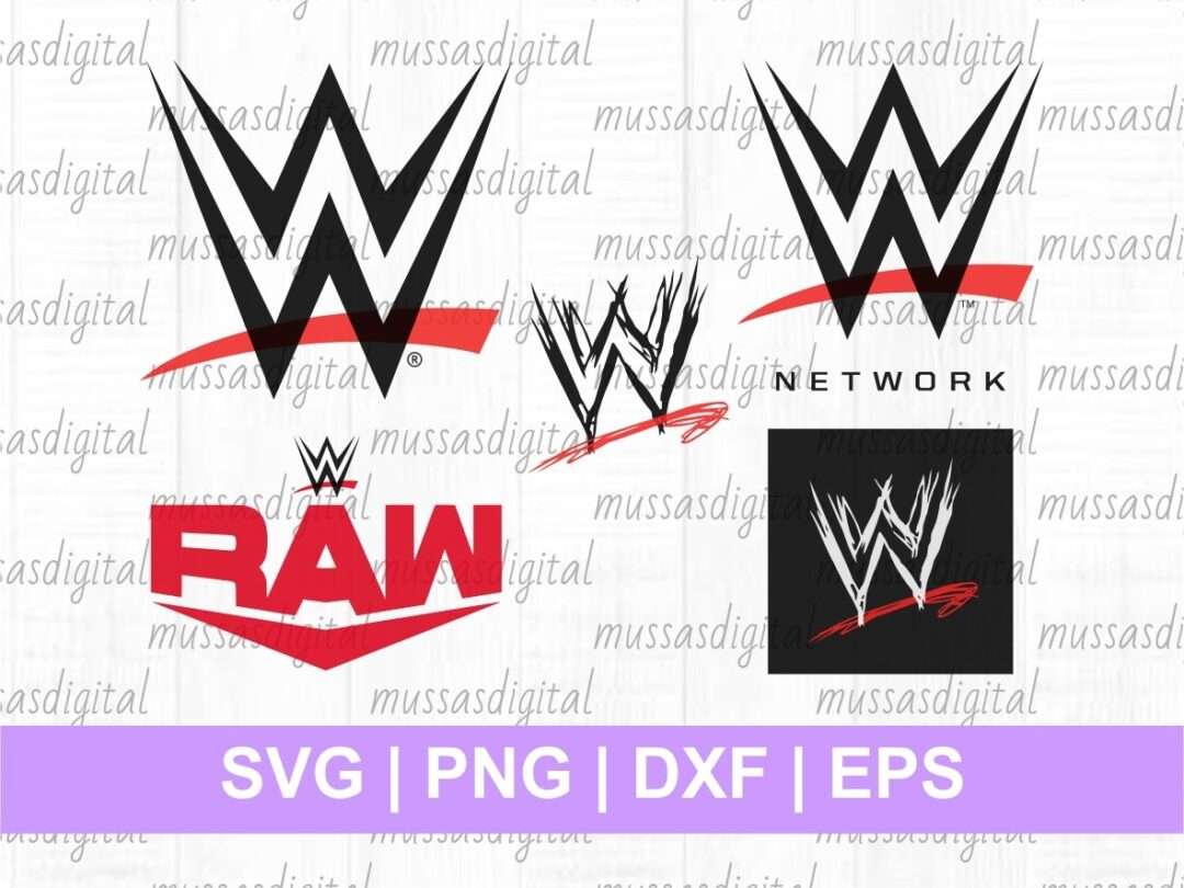 WWE Logo SVG Bundle Vectorency