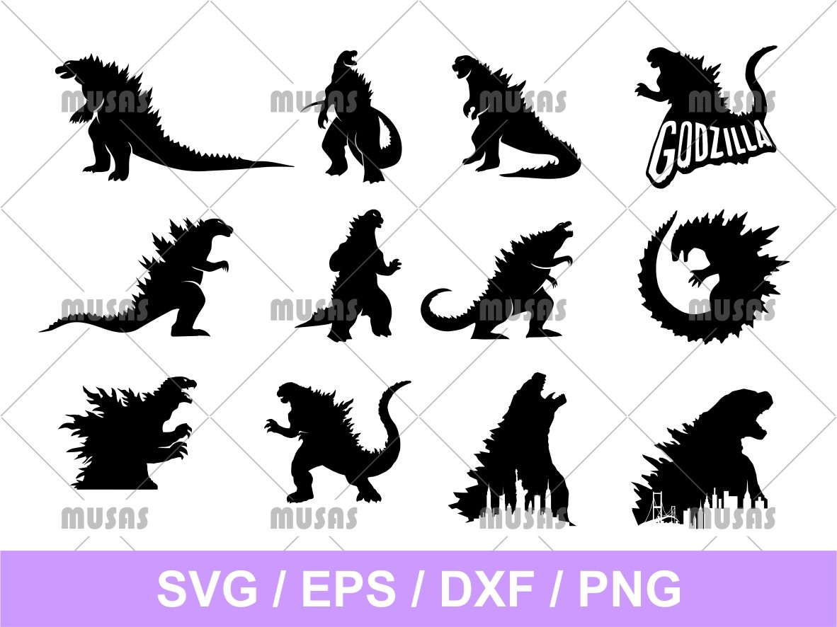 Godzilla Free Svg | Godzilla Icons & Symbols – MMED