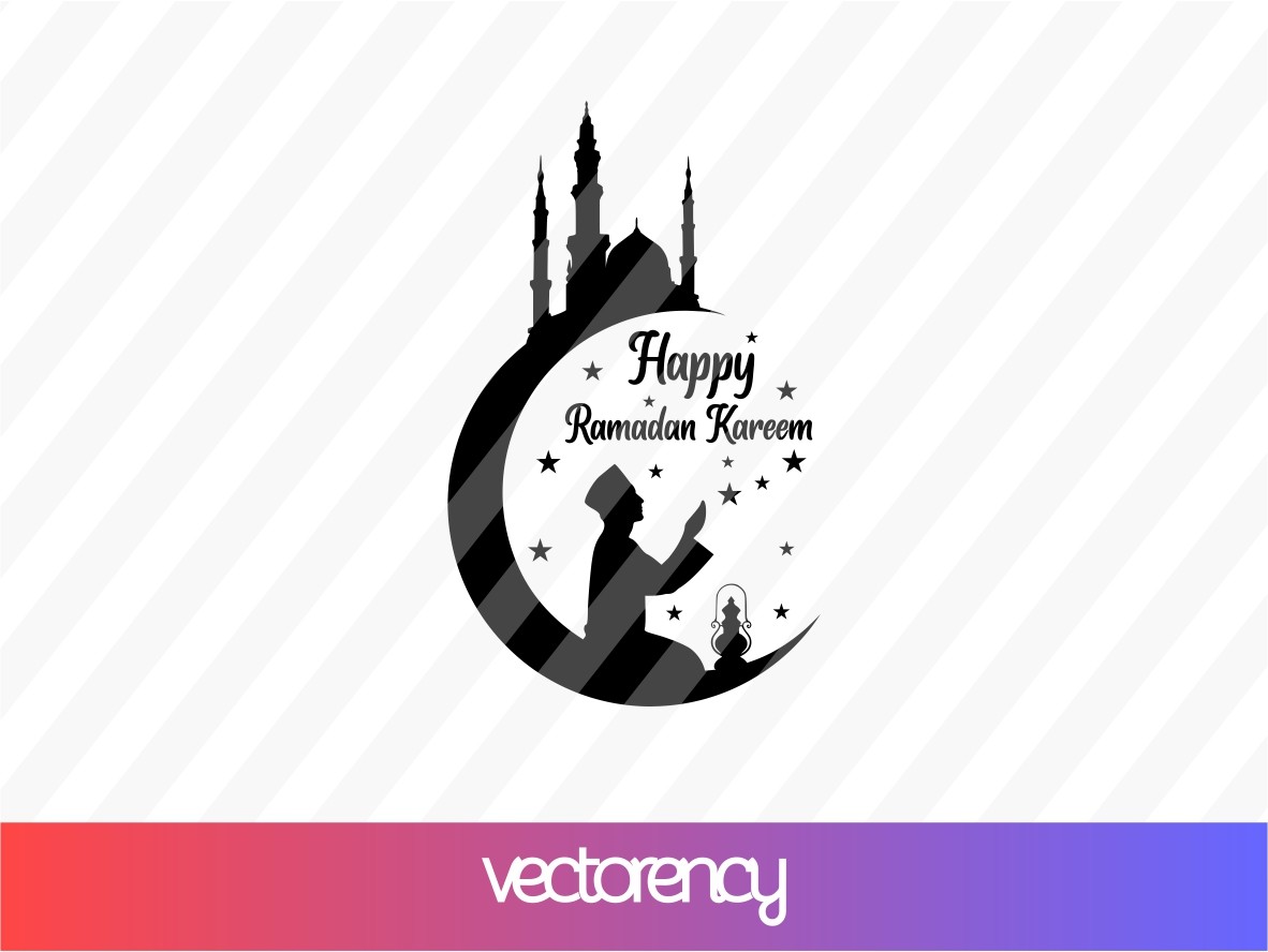 Happy Ramadan Kareem SVG | Vectorency