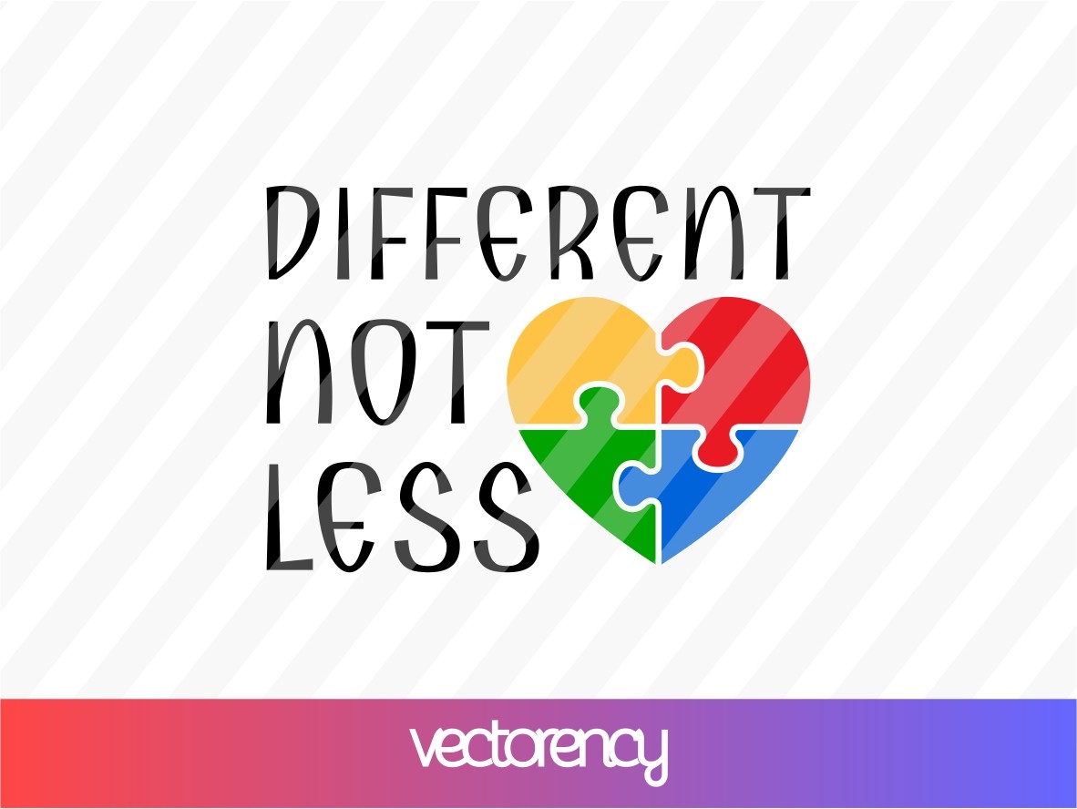 Autism Free SVG Different Not Less SVG Vectorency