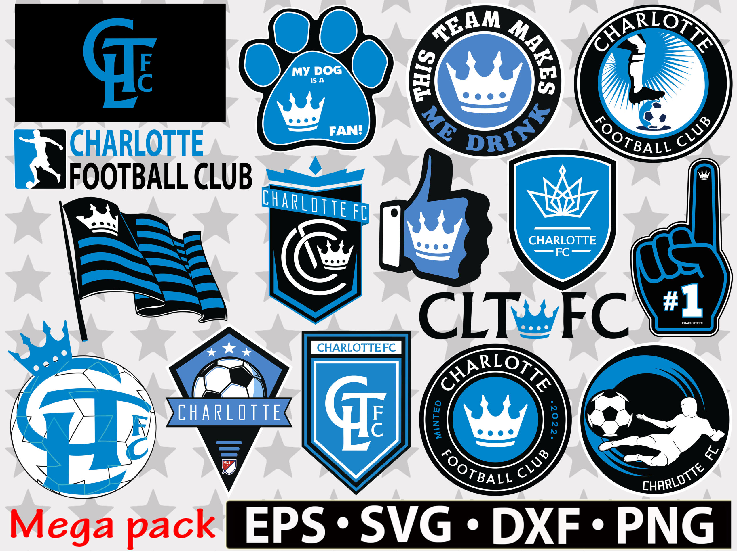 Mls Charlotte Fc Svg Svg Files For Silhouette Charlotte Fc Files For Cricut Charlotte Fc Svg Dxf Eps Png Instant Download Charlotte Fc Svg Svg Files For Silhouette Charlotte Fc Files For