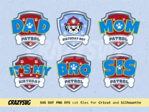 Logo Paw Patrol Party Boy