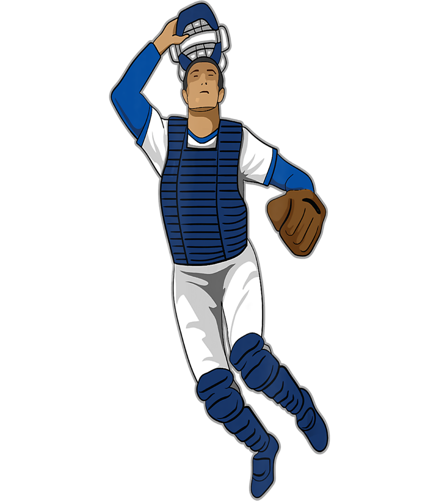 Baseball Catchers Training Gear TShirt Baseballin Camp Gift Vectorency