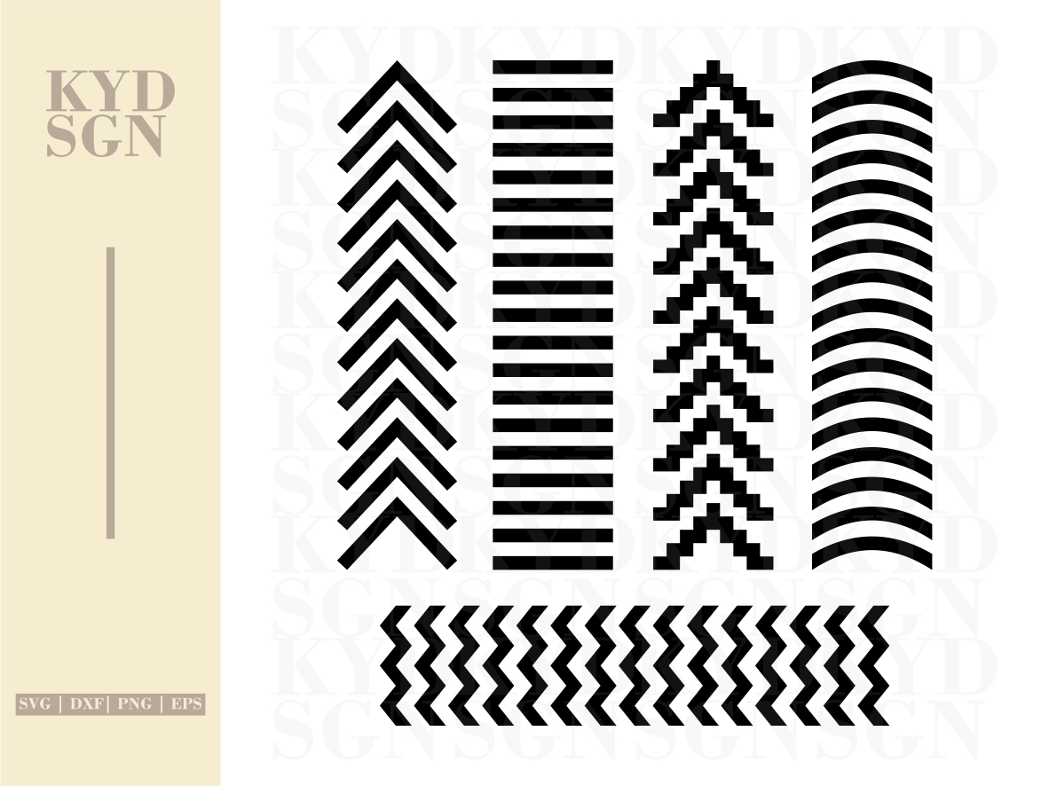 Nail Decals SVG Cricut Nail Stencils Cut Files Vectorency 