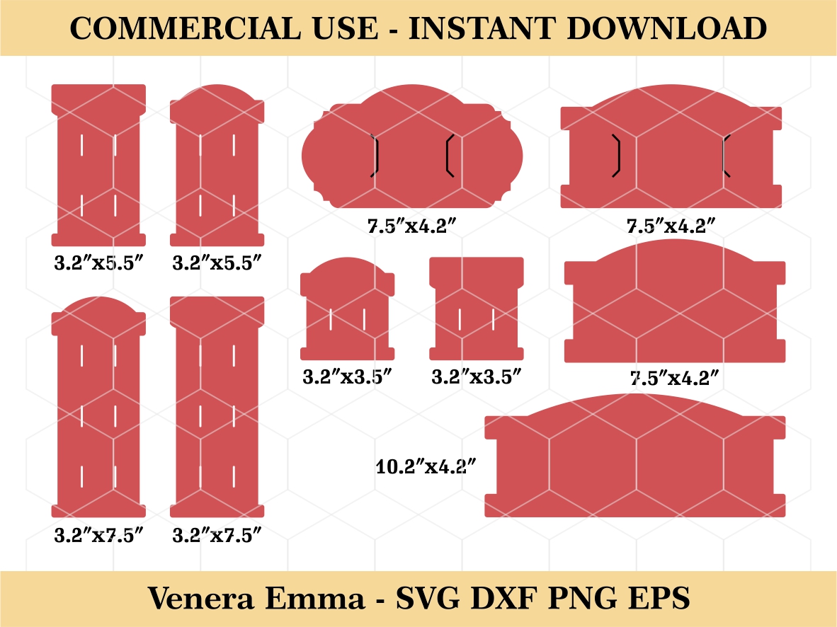Hair Bow Display Card SVG | Vectorency