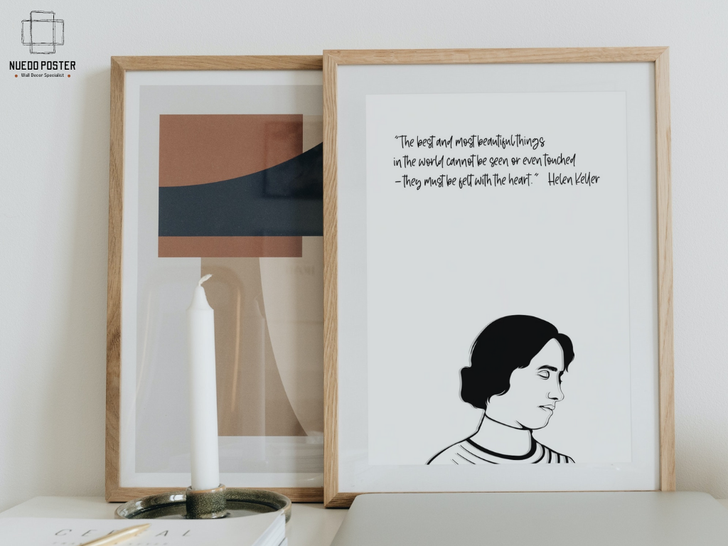 Helen Keller Quote Printable Wall Art Instant Download JPG | Vectorency