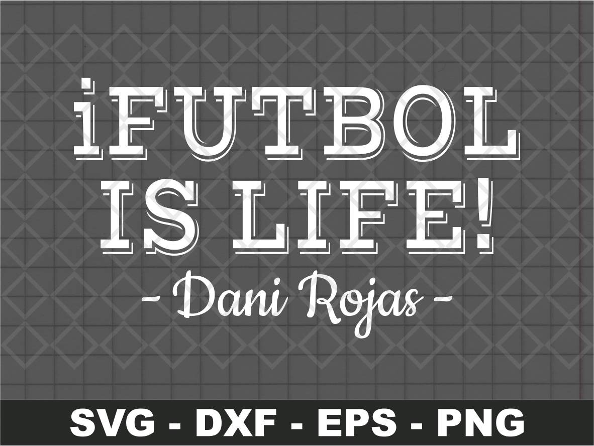 iFutbol is Life Dani Rojas SVG Ted Lasso Vectorency