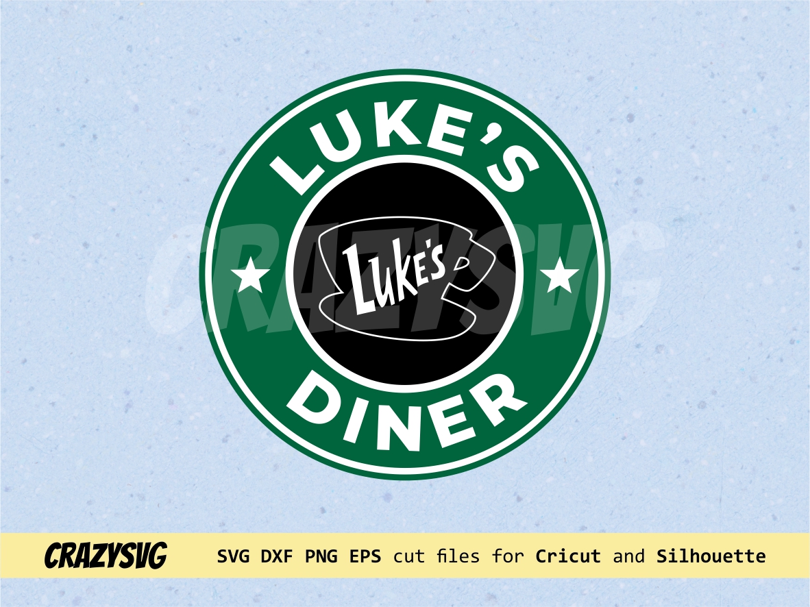Luke's Diner Coffee SVG Inspired Starbucks | Vectorency
