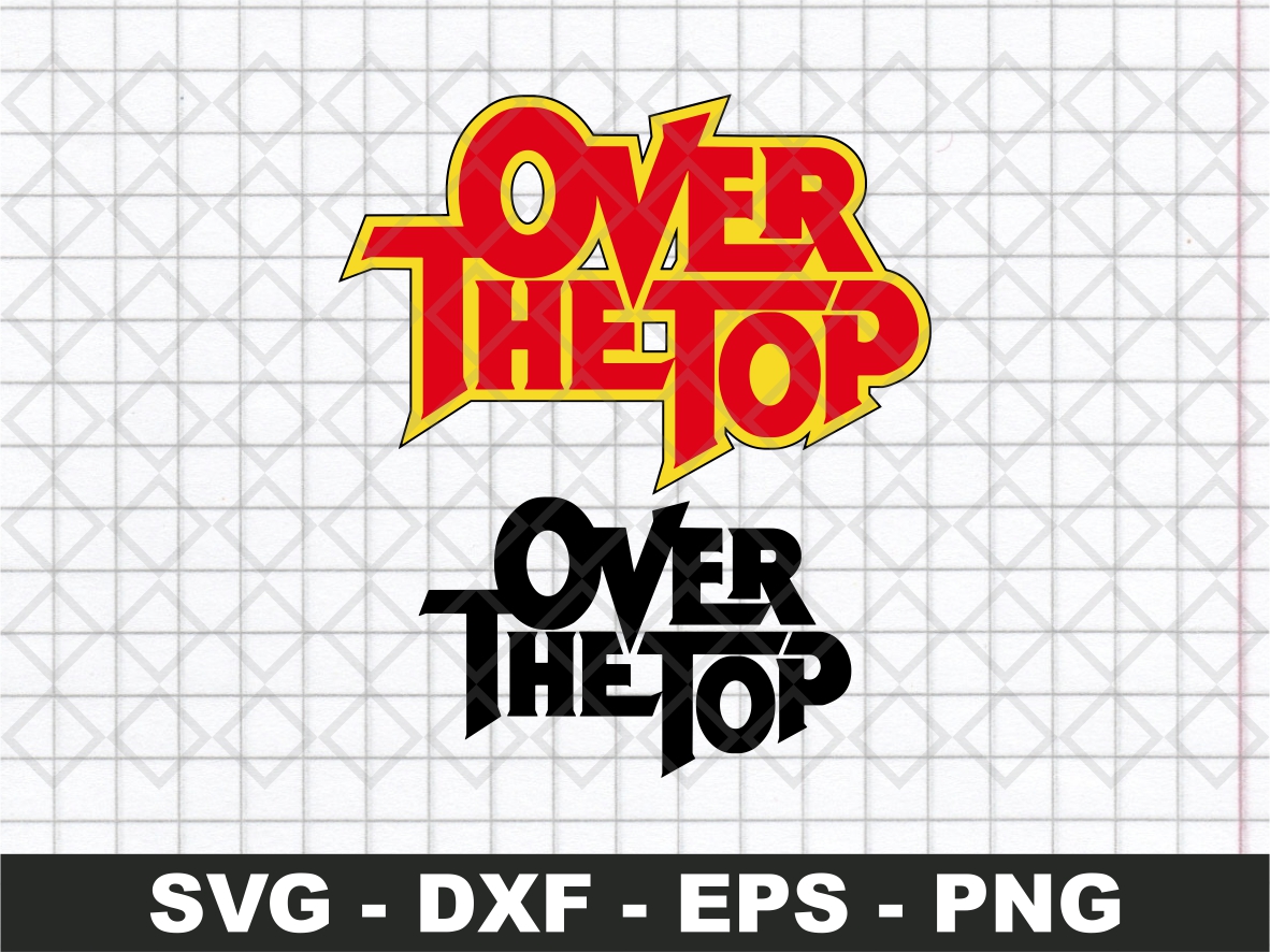 Over The Top Logo SVG Vectorency