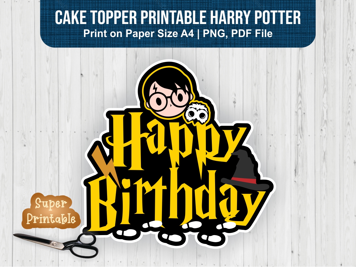 Harry Potter Cake Topper Printable Ubicaciondepersonas cdmx gob mx