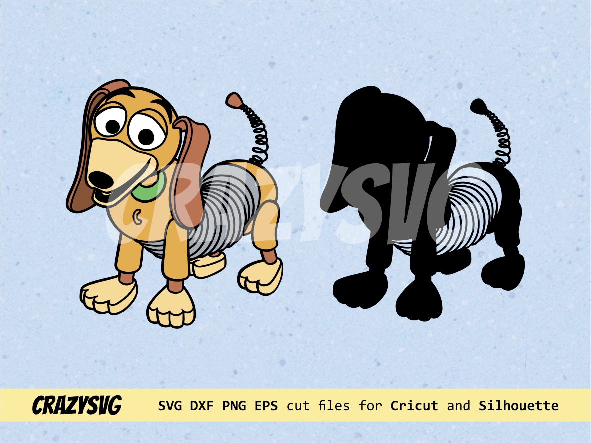 Slinky Dog SVG Toy Story Character Cut File Vectorency