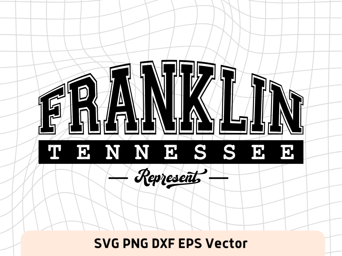 Franklin Tennessee State SVG Cricut Image Vectorency