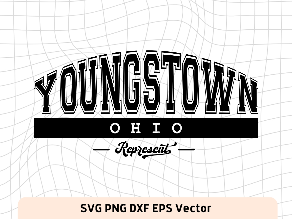 Youngstown Ohio State SVG Vectorency
