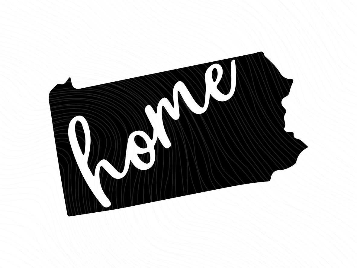 Pennsylvania Home Instant Download Vectorency