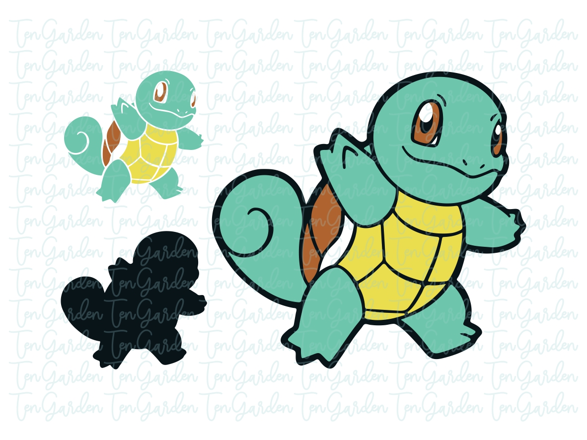 Squirtle SVG Pokemon Vectorency